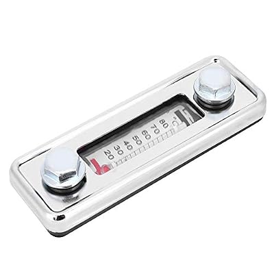 Hydraulic Oil Level Gauge with Thermometer, Max 80 C/176 F, Fluid Level Sight Oil Gauge Screw Mounted(LS-3/4.5)