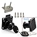 Drawer Lock Letter Box Lock Desktop Lock Door Lock, Model CT-138-22, (Opening Diameter 0.75 inch / 19MM) for Door Panels with a Thickness of 17 mm-22 mm. 1pcs [Black]