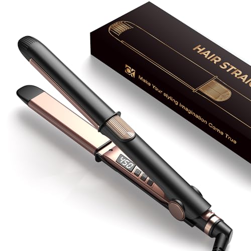Ceramic Flat Iron, Hair Straightener & Curler