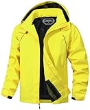 MAOYSSEN Chubasquero impermeable para hombre, Large
