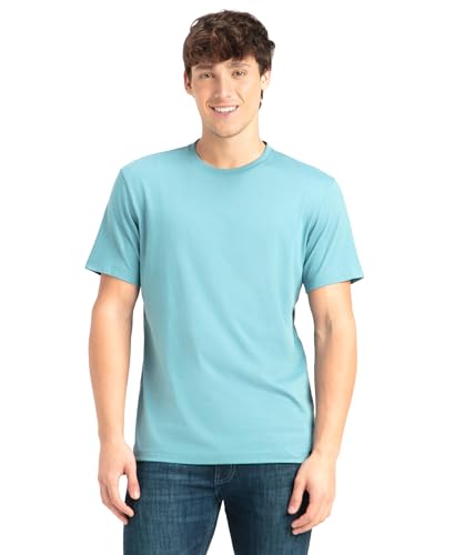Image of Jockey 2714 Men's Super Combed Cotton Rich Round Neck Half Sleeve T-Shirt Provincial Blue XXL
