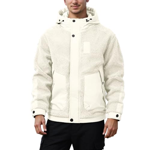 Blouson homme hiver polaire chaud et veste aviateur mi-saison