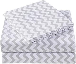 Mellanni Queen Sheet Set - Hotel Luxury 1800 Bedding Sheets & Pillowcases - Extra Soft Cooling Bed Sheets - Deep Pocket up to 16 inch Mattress - Wrinkle, Fade, Stain Resistant - 4 Piece (Queen, White)