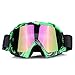 Terisass Gafas de moto, Motocross ATV Dirt Bike Off Road Goggle Mask Casco Gafas de carreras para adultos Anti UV Protección de ojos Gafas flexibles para esquiar Ciclismo Montar Escalada(#3)