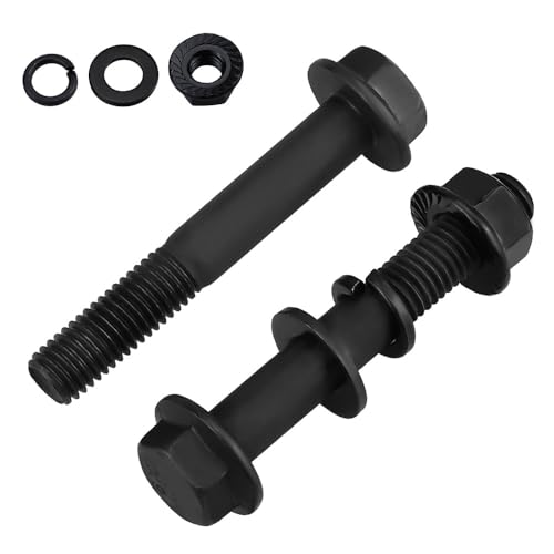 Image of 4 Sets M12-1.75 x 60mm Flange Hex Bolt with Flange Nuts and Flat & Lock Washers Assortment Set, 10.9 Grade Alloy Steel, Serrated, for Automotive Repair & Machinery Projects, Glvaner