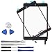 Touch Screen Digitizer for iPad Mini 4-4th Generation iPad Mini Front Glass Replacement with Home Button & Tool Repair Kit (A1538, A1550) - Black