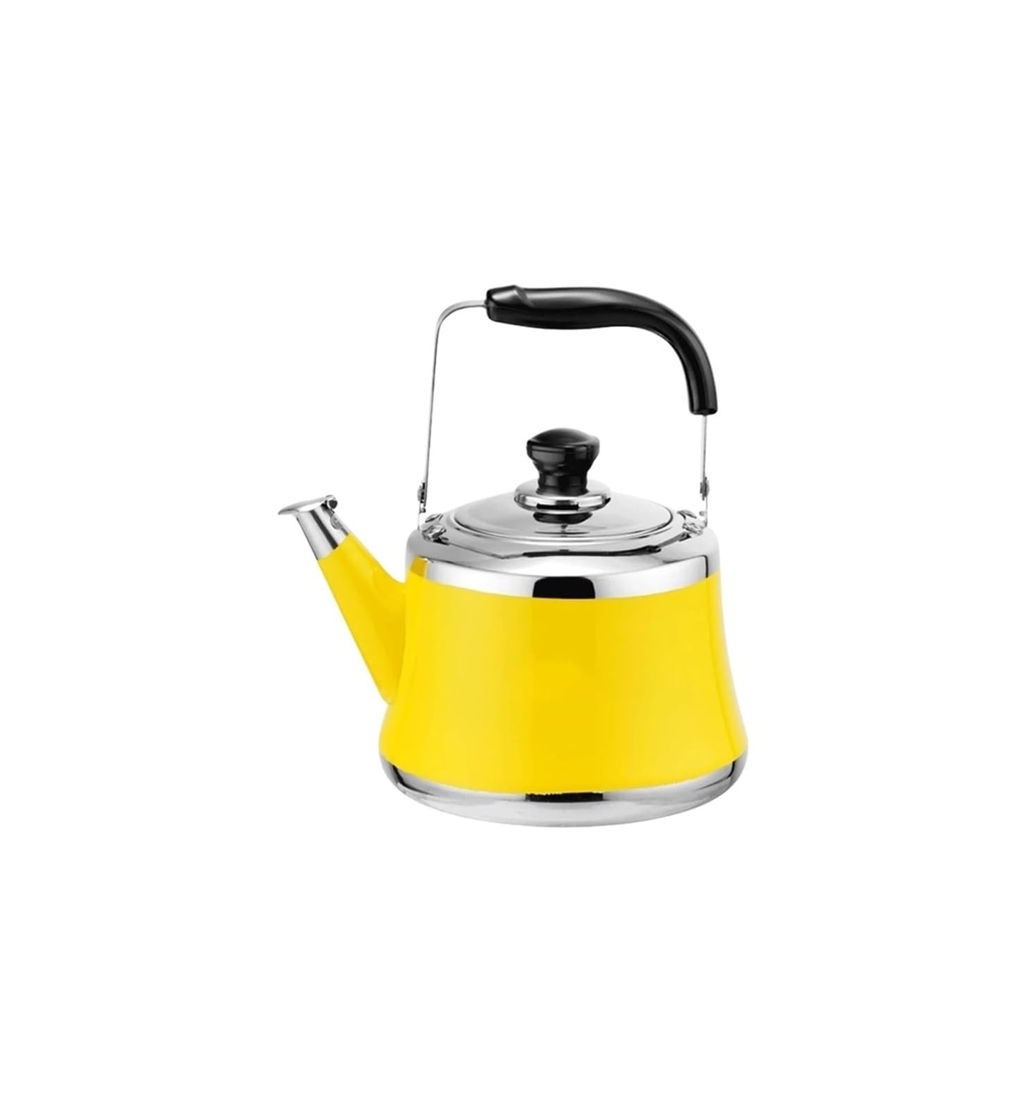 FGJsfhrDTU Whistling Stainless Steel Teapot, Cute Tea Pot Coffee Gas Stove or Induction Hob(3L)