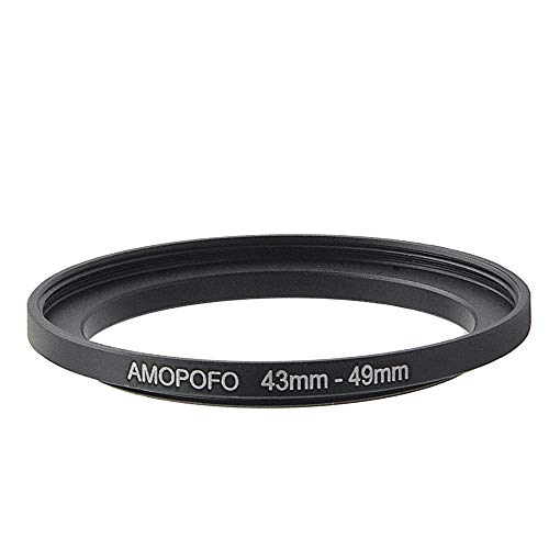 Image of 43mm Lens to 49mm Camera Filter Ring Compatible with for All Brands 43mm Lens and 49mm UV,ND,CPL Camera Filter Accessories