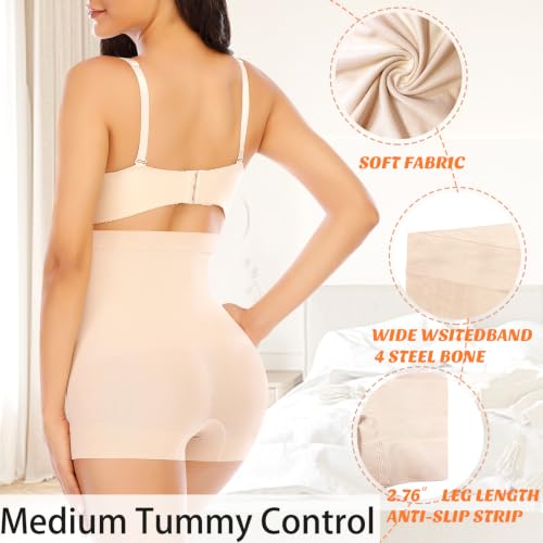Image of Womens Seamless Shaping Boyshorts Panties Tummy Control Underwear Slimming Shapewear Slip Shorts