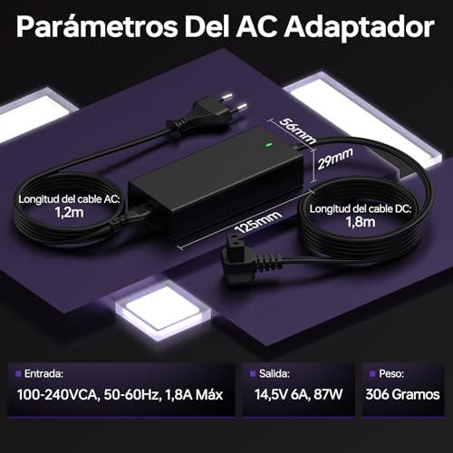 Kit de Cable y Cargador para Nevera de Coche para Reemplazo 6