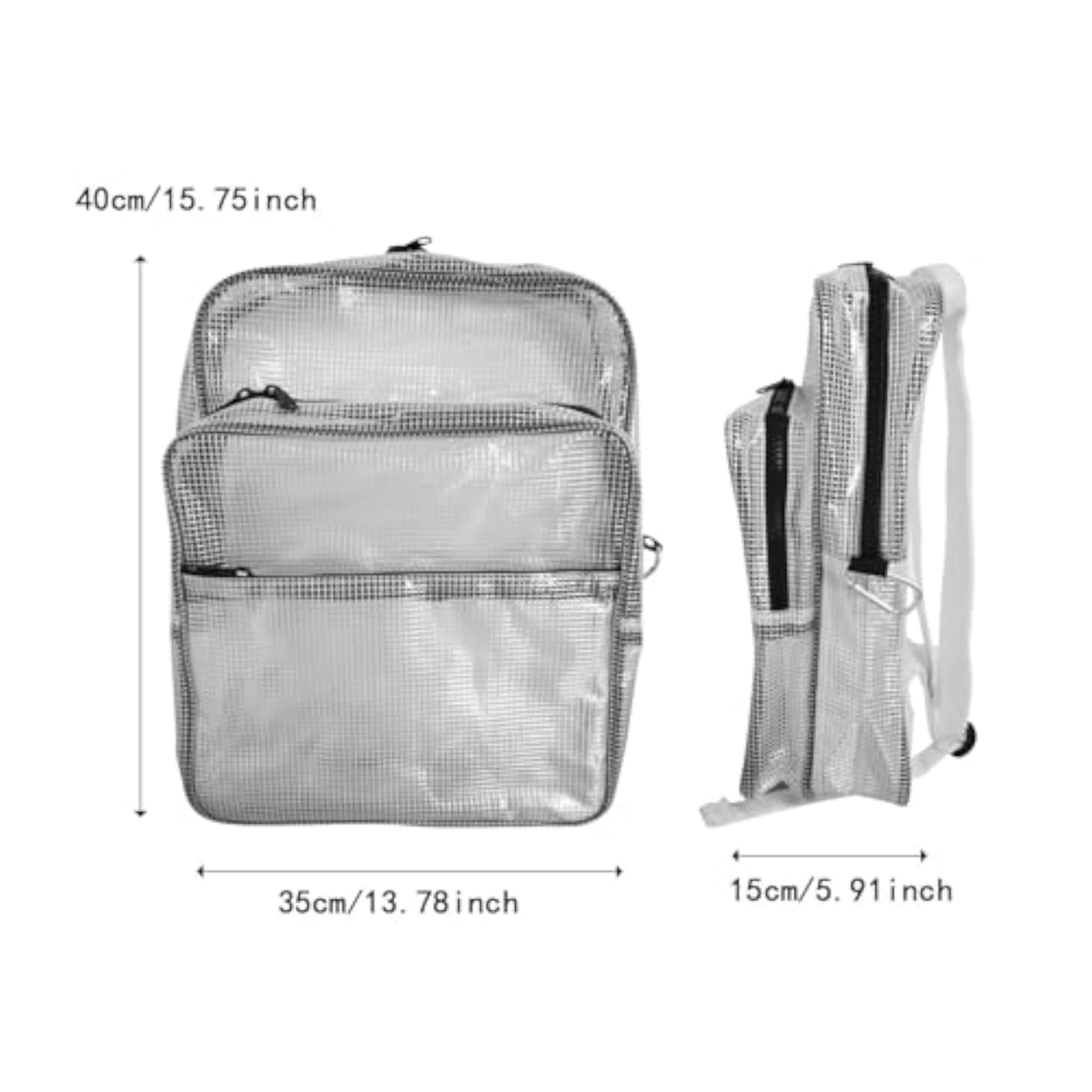 Heavy Duty Transparent PVC Engineer Tool Backpack