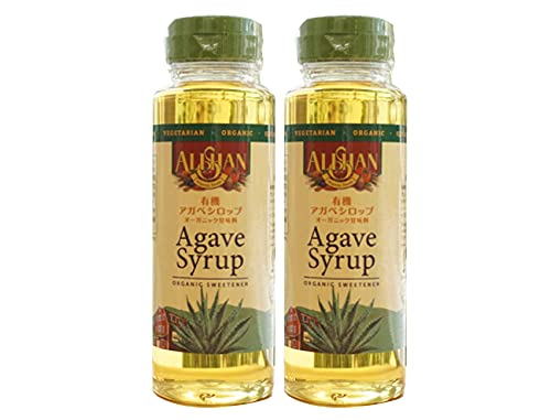 無添加 有機アガベシロップ 330g×2本 ★宅配便★竜舌蘭(アガベ)から作られた低GI甘味料です。はちみつのような酸味やクセがないので、砂糖のかわりに幅広く使用できます。