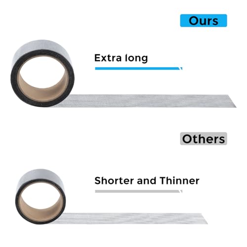 black window screen repair tape 2 in x 30 ft 360in screen repair kit for windows or doors strong adhesive fiberglass mesh patch tape