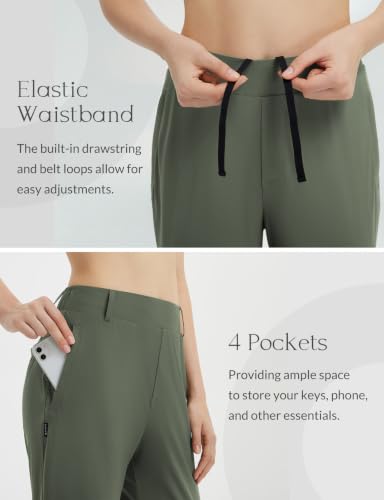 Image of baleaf Women's Golf Pants Work Casual Travel Lightweight