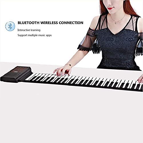 61 Toetsen Roll Up Piano Draagbaar Elektronisch Roll Up Keyboard met Pedaal en USB-kabel Hand Roll Piano Opvouwbaar… - Image 8