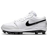 Jordan Air 1 Retro MCS Men's Baseball Cleats White/Black CJ8524-100 12
