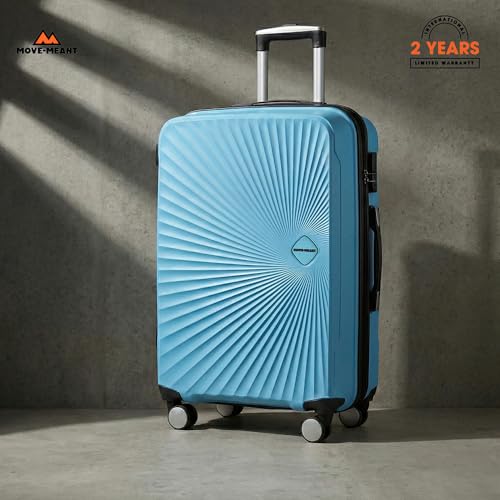 Image of Move-Meant TREKIFY 8 Wheels Number Lock Polypropylene Trolley Bag for Men & Women | 360 Degree Wheeling System Luggage | Trolley Bags for Travel