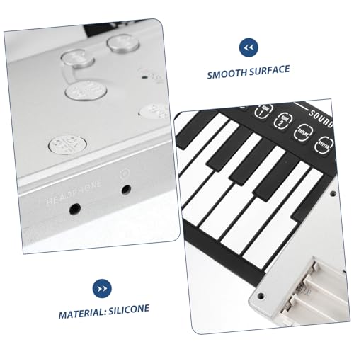 COOPHYA 49 Clavier Électronique Clavier Pliable Piano à Clavier Avec Haut-parleur Piano Pliant Clavier Numérique Claviers Électroniques Clavier Portable Enfant Rouleau à La Main Orateur - Les Beatles, Paul McCartney, John Lennon, RIngo Starr, George Harrison COOPHYA 49 Clavier Électronique Clavier Pliable Piano à Clavier Avec Haut-parleur Piano Pliant Clavier Numérique Claviers Électroniques Clavier Portable Enfant Rouleau à La Main Orateur – Image 8