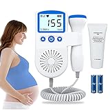 Pocket Baby Heartbeat Monitor Pregnancy Doppler Fetal Monitor for Pregnancy Easy to Use with Gel