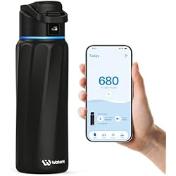 BOOST Smart Water Bottle with Reminder & Tracker, Double Wall Vacuum Insulated Bottles Stainless Steel, 32oz BPA-Free Wide Mouth for School, Gym, Office, Ideal for Father's Day