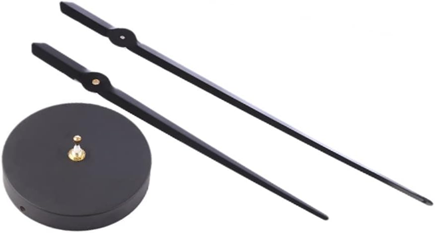 Large Wall Clock Movement Mechanism Replacement Needle Hand DIY Repair Parts Accessories(Black)