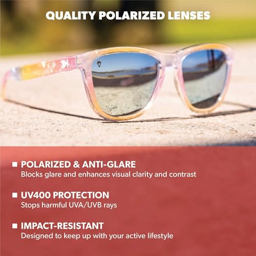 Image of Knockaround Square Polarized Sunglasses for Men & Women - UV400 Protection
