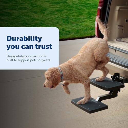 PetSafe Happy Ride PupSTEP HitchStep Dog Stairs, Folding Steps for Truck & SUV Hitches, for Medium to Large Dogs by PetSafe - Image 8