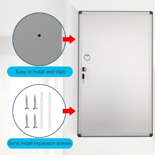 Armoire à clés Murale sécurisée avec Porte-clés et étiquette, idéale pour Les écoles, Les Bureaux, Les hôtels et Les banques. Design élégant et Gain de Place.