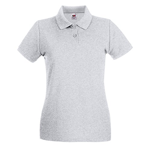 Polo en coton Fruit of the Loom femme coupe confortable taille XXL