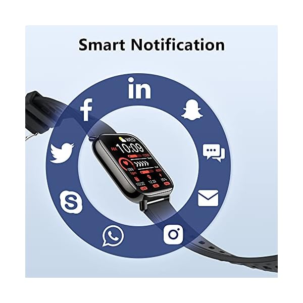 Sudugo Smart Watch 2021 Watches for Men Women, 1.69" Touch Screen Fitness Tracker, Activity Tracker with Pedometer, Heart Rate and Sleep Monitor, IP67 Waterproof Smartwatch Compatible iOS Android