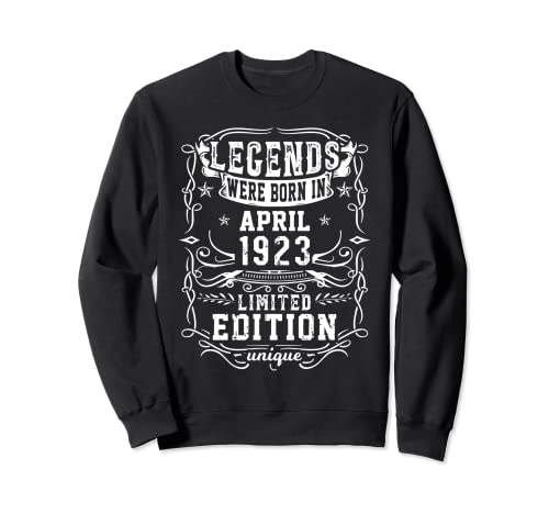 Cumpleaños Abril 1923 Edición Limitada Regalo April Sudadera