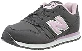 Estación: Otoño/Invierno New Balance Yc373v1, Zapatillas para Niñas, Gris (Grey/Pink Grey/Pink), 37 EU