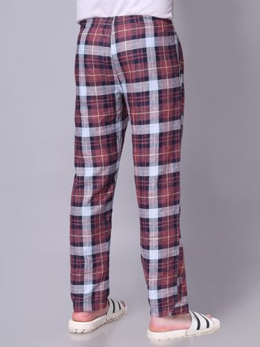 Image of Urban Scottish Men's Lounge Pants 100% Cotton Men's Lounge Night Pant Comfortable Leisure-Wear Lower with an Elastic Waist-Band and Regular Fit Track Pants, Machine Washable Stay at Home
