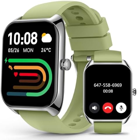 Smart Watch (Answer/Make Call) for Men Women, 2.02" Smartwatch wi...