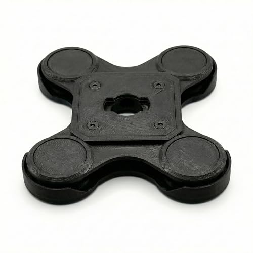 AXON Recorder MOLLE Attachment Holder Black Tactical Gear Mount Systemc Carbon Fibre Style (Magnetic-Attachment Style)