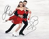 (直筆 サイン) 北京五輪2022 金メダル アイスダンス フランス ワールドグランプリ ガブリエラパパダキス ギヨーム・シゼロン◆
