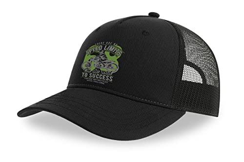 Casquette de camionneur anti transpiration en coton avec filet aéré