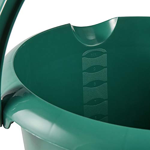 10 Liter Eimer mit Mess-Skala von keeeper für Haushalt und Garten