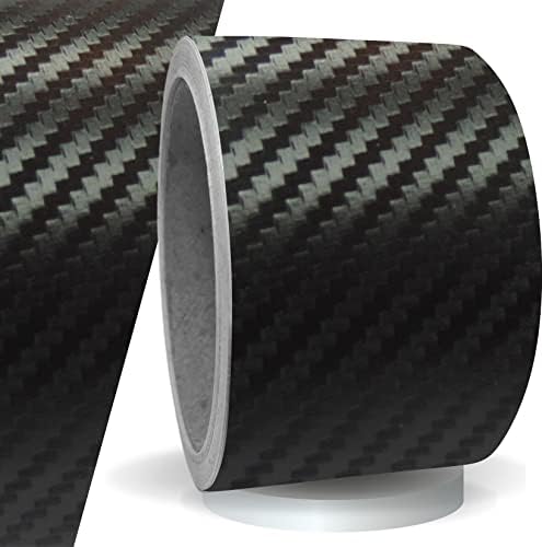 Produktbild von Siviwonder Zierstreifen Selbstklebend Folie Carbon Schwarz 20 Mm X 10 M