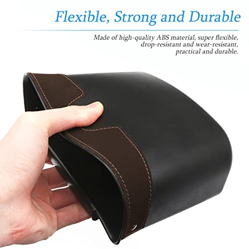 Image of AUCELI Car Trash Can, Dustbin Container for Auto Seatback, Hanging Mini Car Garbage Bin, Portable Rubbish Waste Basket Storage Organizer with Clip, Interior Accessories for Vehicle Home Office