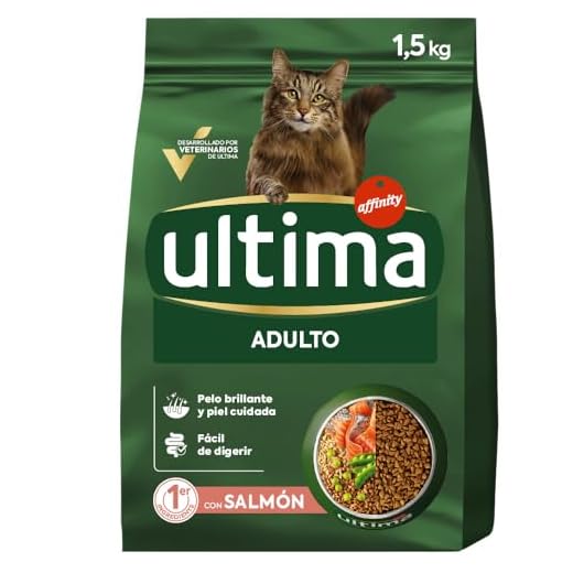 Ultima Cibo per Gatti Adulti con Salmone - 1.5 kg