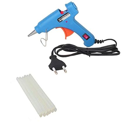W WADRO Fiber SkyBlue 40 Watt with On Off Switch Indicator and 12 Adhesive Glue Sticks