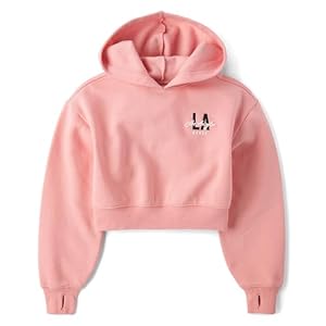 The Children’s Place girls Active Long Sleeve Hooded Sweatshirt