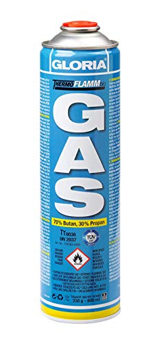 GLORIA Thermoflamm bio Gaskartusche | bis 2 Stunden Brenndauer für...