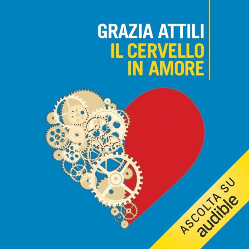 Diseño de la portada del título Il cervello in amore