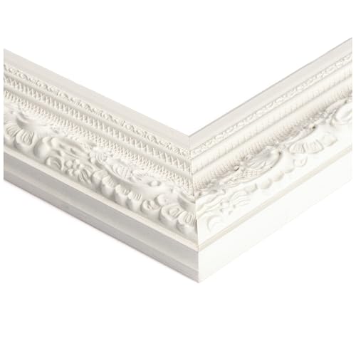 Frame for Samsung Frame TV - 75 inch. 2.69 inch Frame is Majestic White Samsung the Frame TV and Pro (Fits 2021-2025 Frame TV, 75 inch) WOMTV-5198-37.75x66.0625_ST - Thumbnail 6