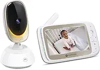 Motorola Babá Eletrônica VM85 LCD 5.0 Wi-Fi, Branco