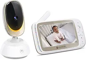 Motorola Babá Eletrônica VM85 LCD 5.0 Wi-Fi, Branco