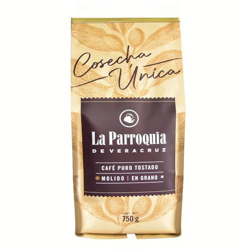 Opiniones de Cafe Walmart comprados en linea. 42 LA PARROQUIA DE VERACRUZ - Cosecha Única, Bolsa de Café Molido, Tostado y Tradicional, 750 g, Café 100% Puro, Café con Aroma Intenso y Agradable, Cuerpo Completo