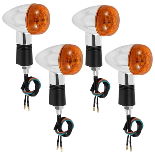 Clignotant de moto universel ambre avec ampoule de signalisation pour lampe de vélo et scooter